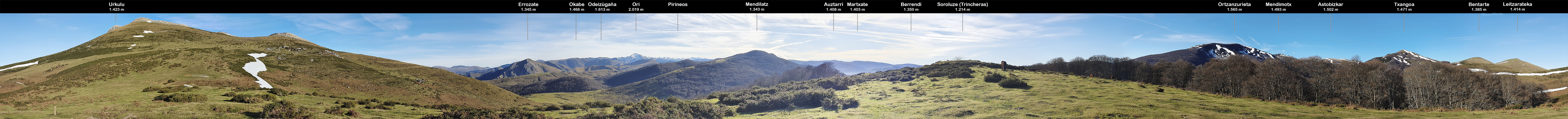 Desde Soroluze, Montea Aezkoa.