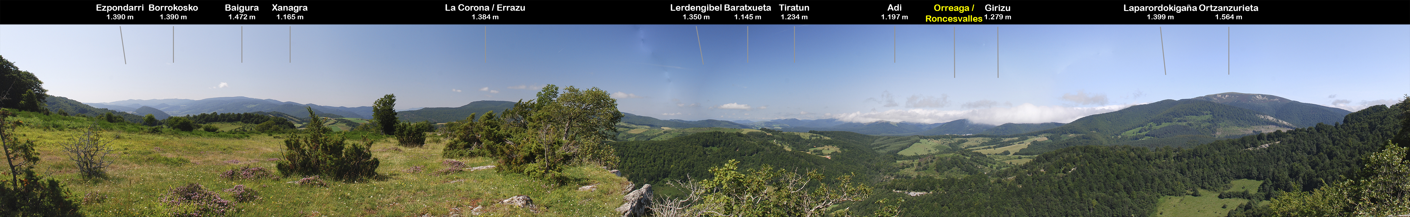 Desde Bizkarrotz / Bizkarrotztik. Orbara
