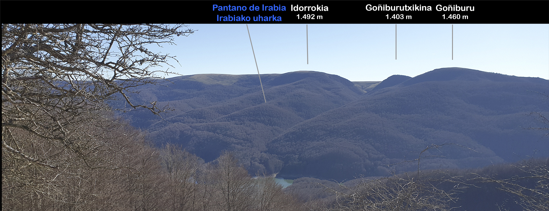 Desde Mozoloaundi / Mozoloaunditik. Monte Aezkoa / Aezkoa Mendiak