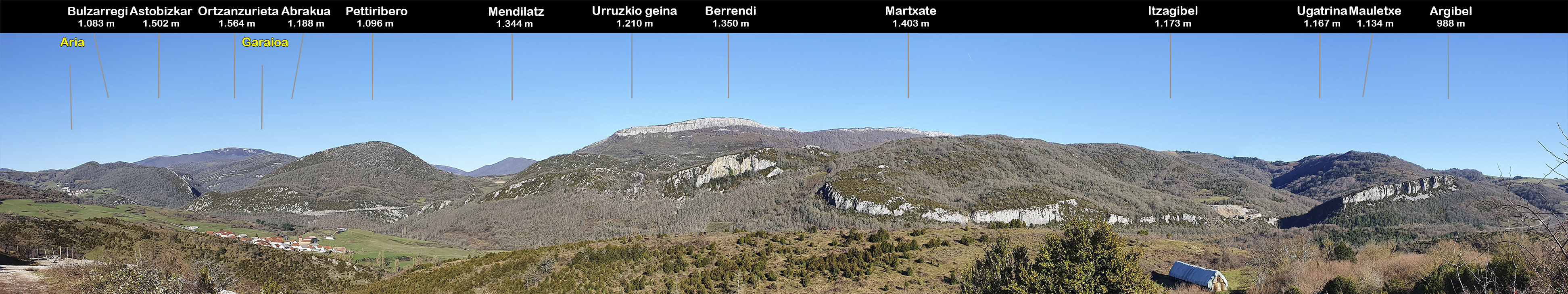 Desde Sasketa / Sasketatik. Garaioa